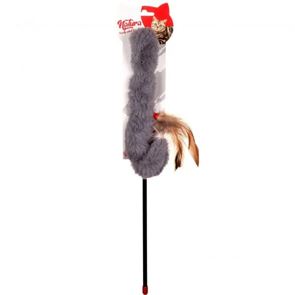 Jucarie pentru pisici – Natura Plush Snake Cat Toy Rod PTC-039 (45 cm)