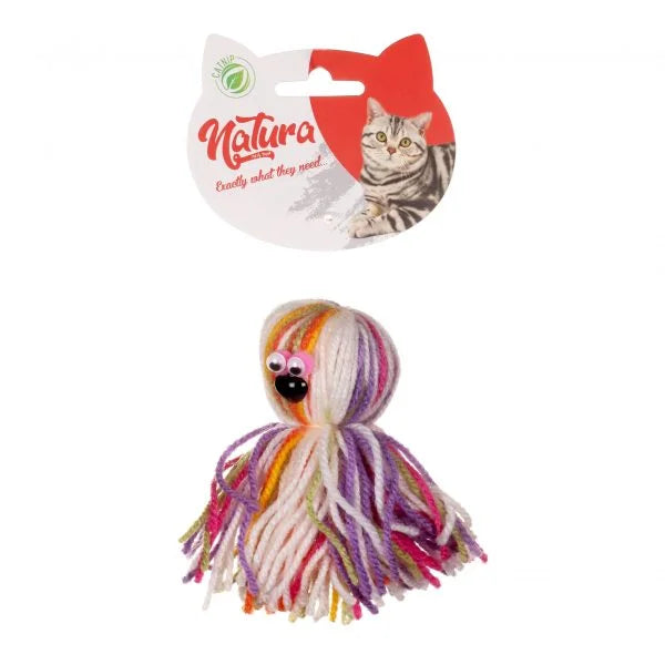 Játék macskáknak – Natura Cotton Octopus Cat Toy PTC-042 (12 cm)