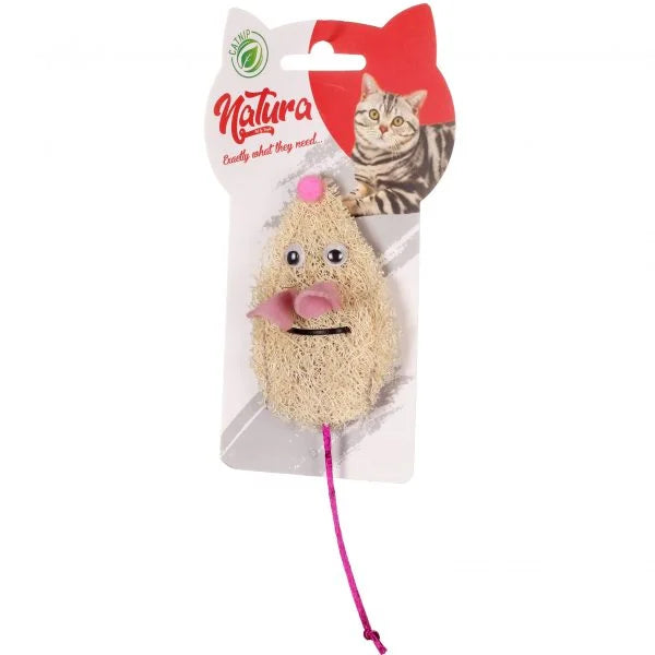 Jucărie pentru pisici – Natura Natural Sponge Mouse Cat Toy PTC-050 (15 cm)