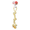 Jucărie pentru câine – Natura Double Knot With Handle Dog Rope Toy PTH-002 (40 cm)