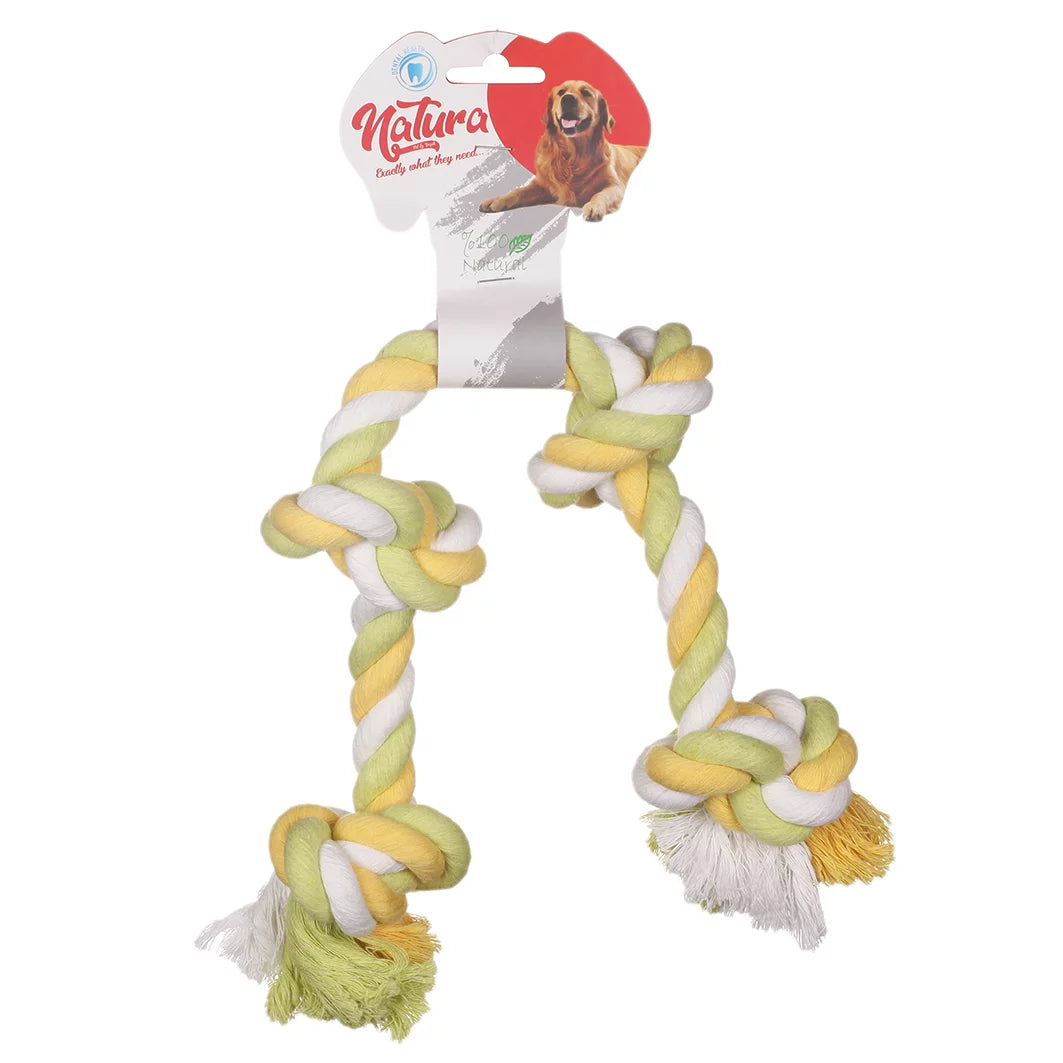 Jucărie pentru câini – Natura Four Knots Dog Rope Toy PTH-003 (50 cm)