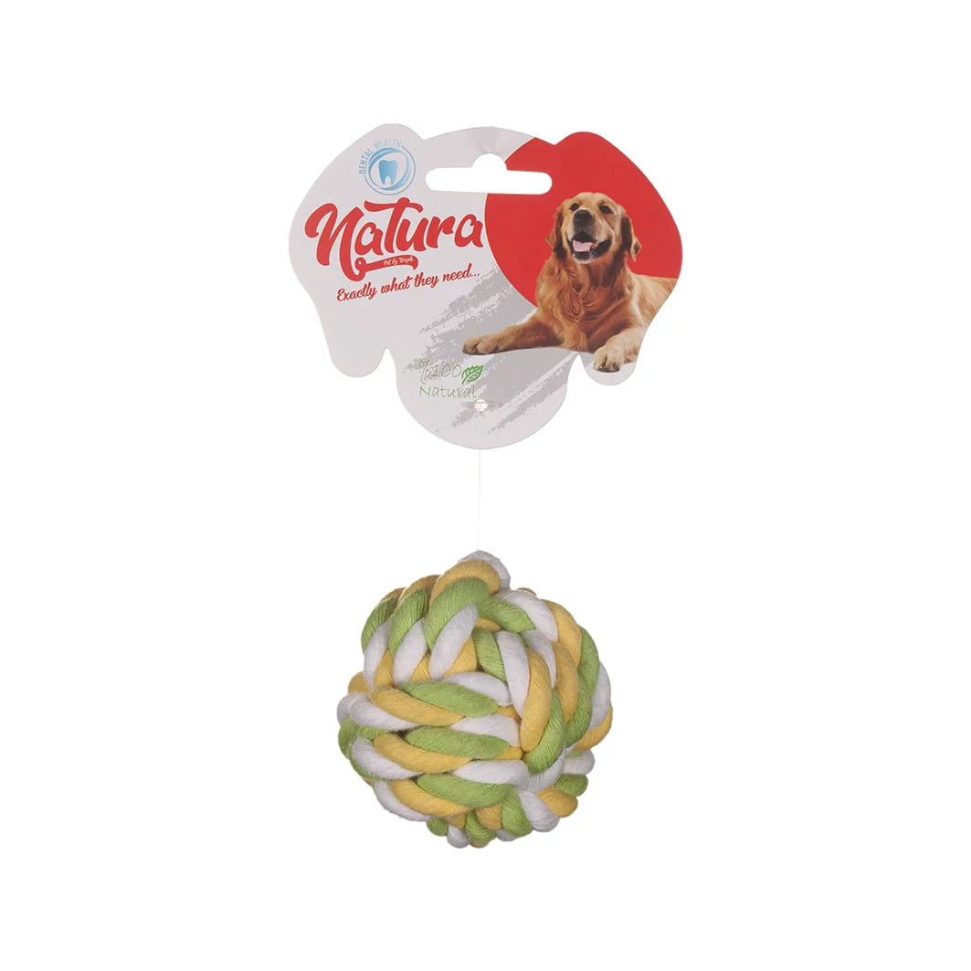Jucărie pentru câini – Natura Rope Ball Dog Toy PTH-010