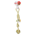 Jucărie pentru câini – Natura Handle Knot Ball Dog Rope Toy PTH-017 (43 cm)