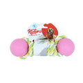 Jucărie pentru câini – Natura Rope Dog Toy With Twin Plastic Ball PTH-045 (31 cm)