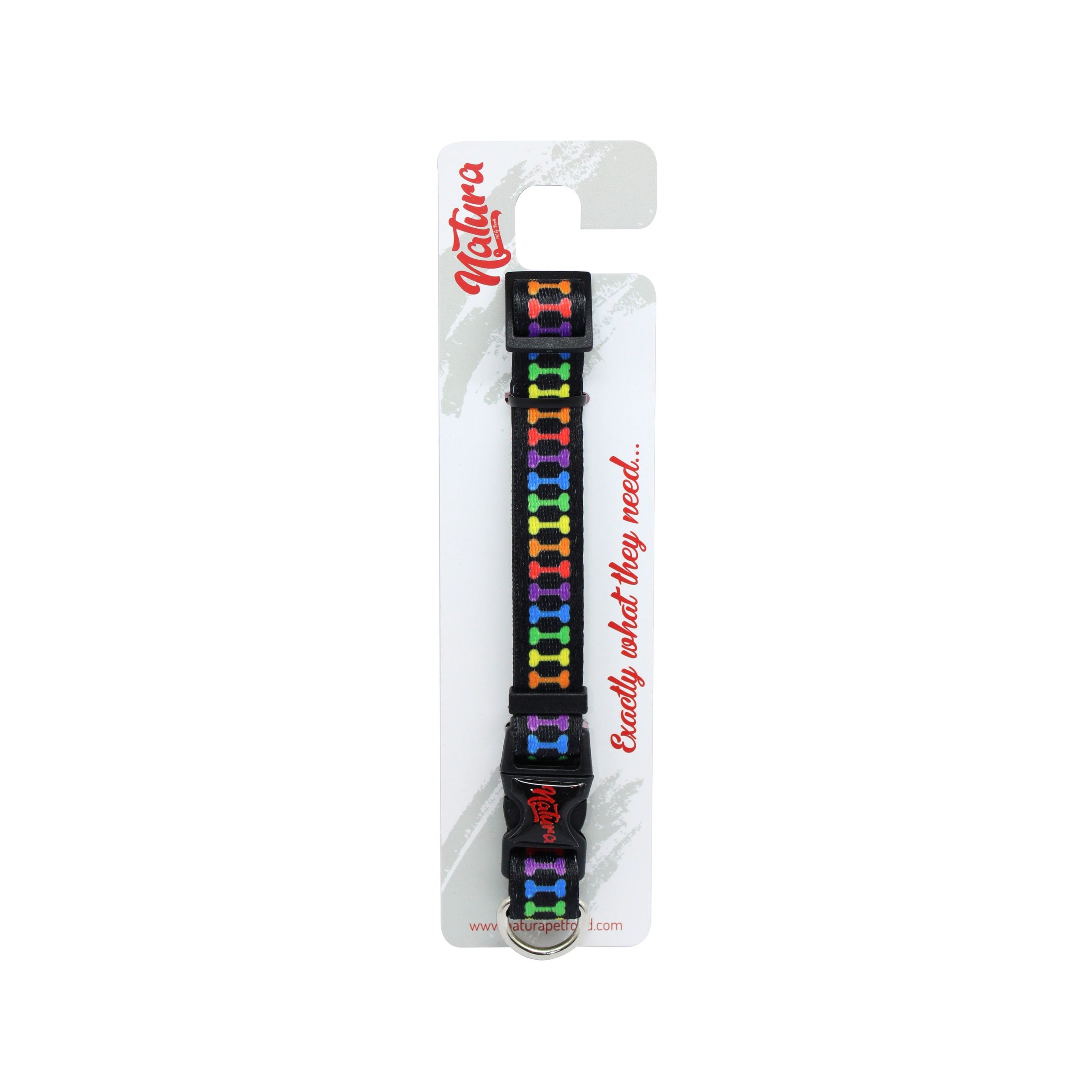 Zgărda petntru Caini Natura Dog Collar – Bone Patterned