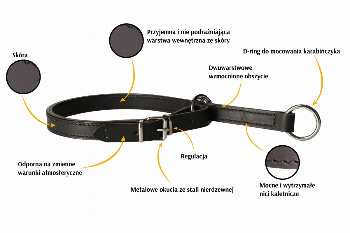Double-Layer Leather Anti-Bark Collar