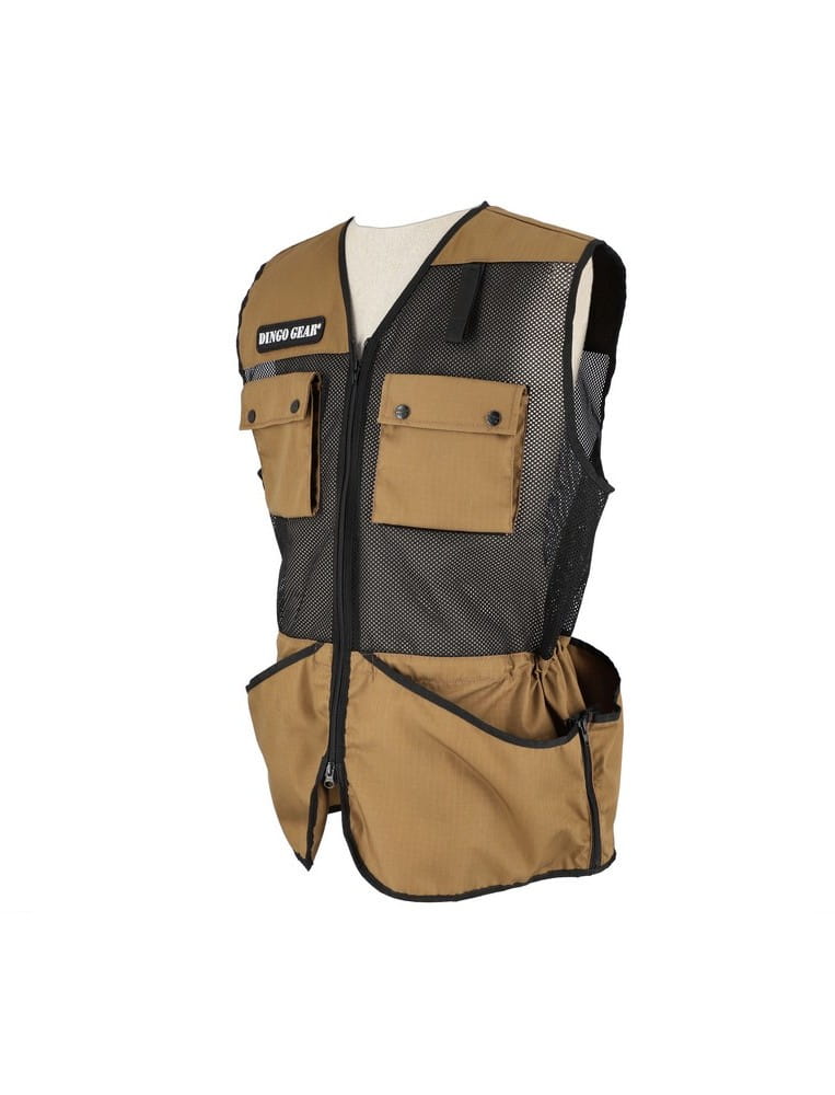 Dingo Gear PRO – hálós kiképzőmellény, coyote brown színben
