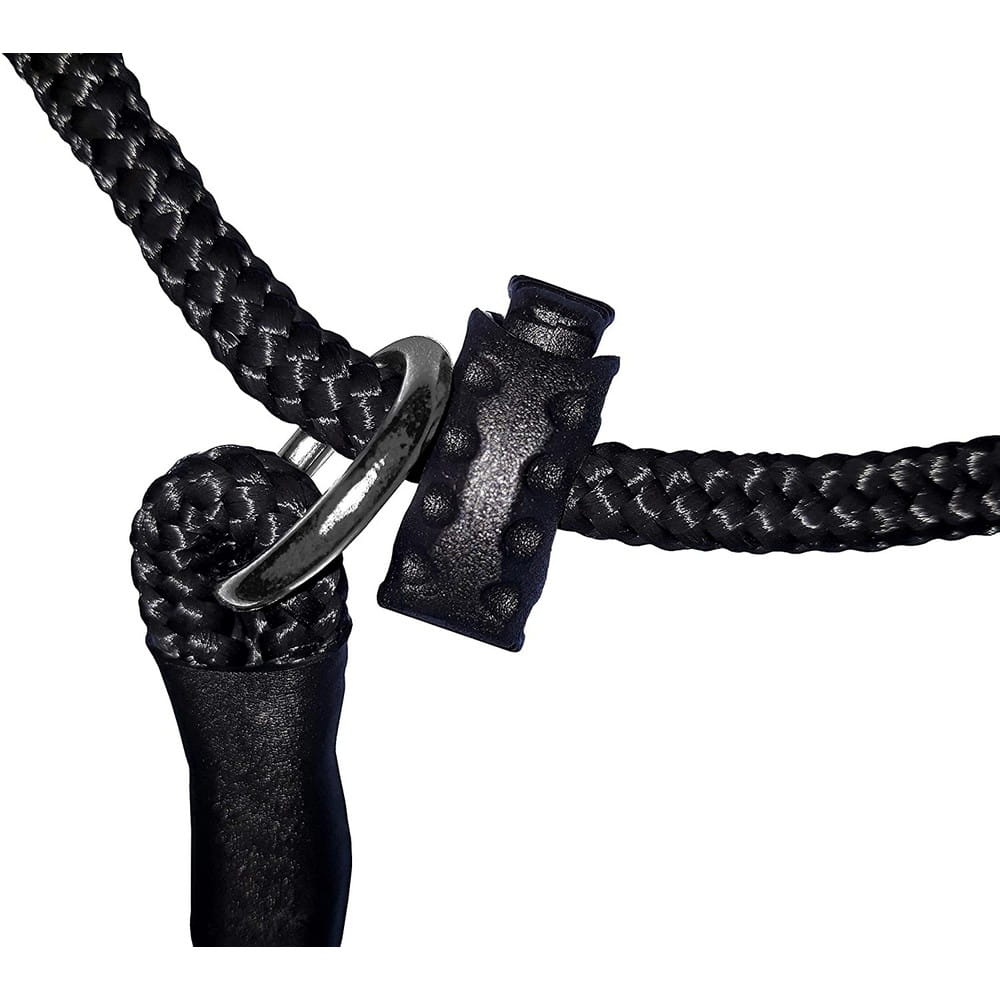 Dingo Gear – Zgardă de dresaj tip strangulare din frânghie 6 mm, culoare neagră