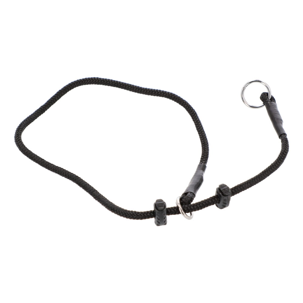 Dingo Gear – fojtó nyakörv két ütközővel, 6 mm, fekete