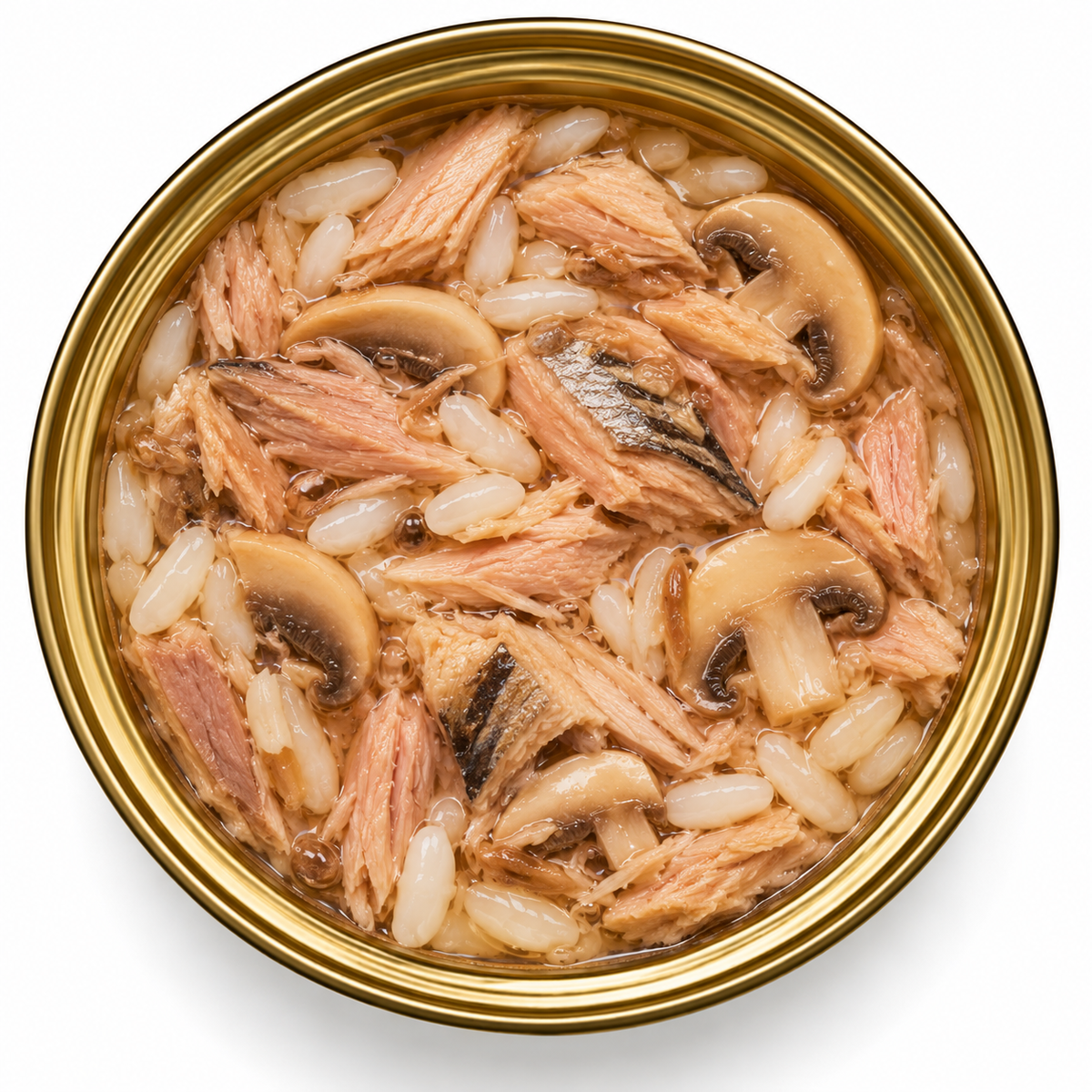 Natura Mackerel & Mushroom Mix in Sauce Canned Cat Food 70 g