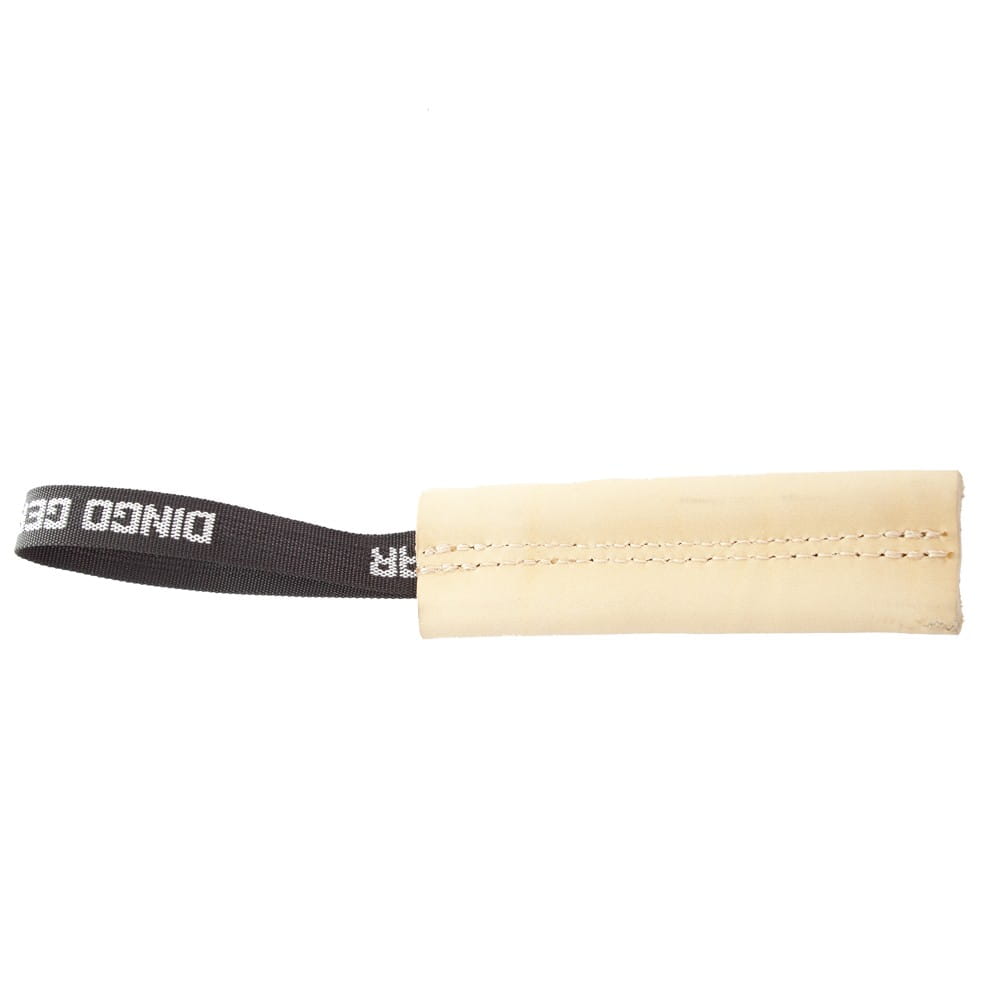 Dingo Gear – jucărie de tracțiune plată din piele cu mâner