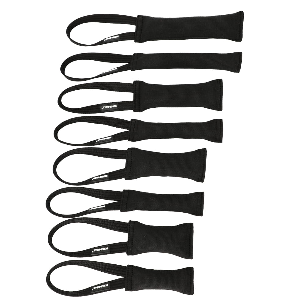 Dingo Gear – jucărie de tracțiune din bumbac cu mâner, culoare neagră