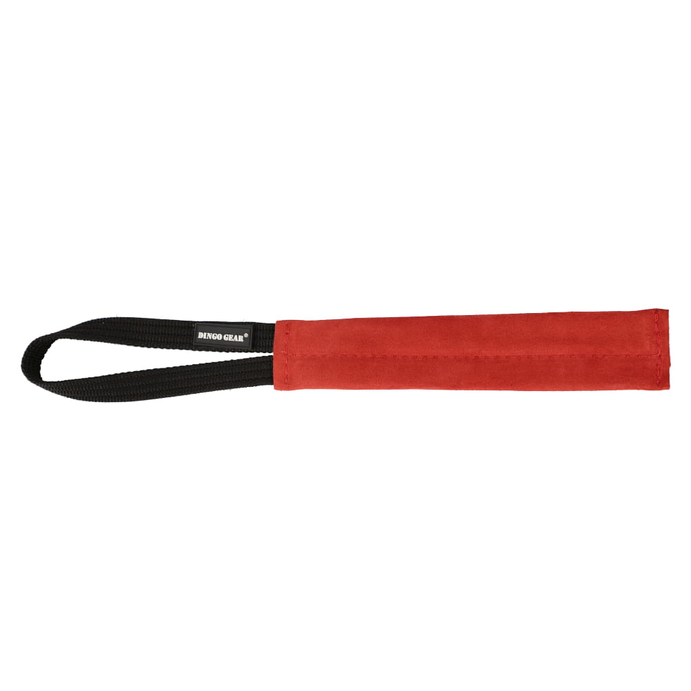 Dingo Gear – jucărie de tracțiune plată din piele cu un mâner