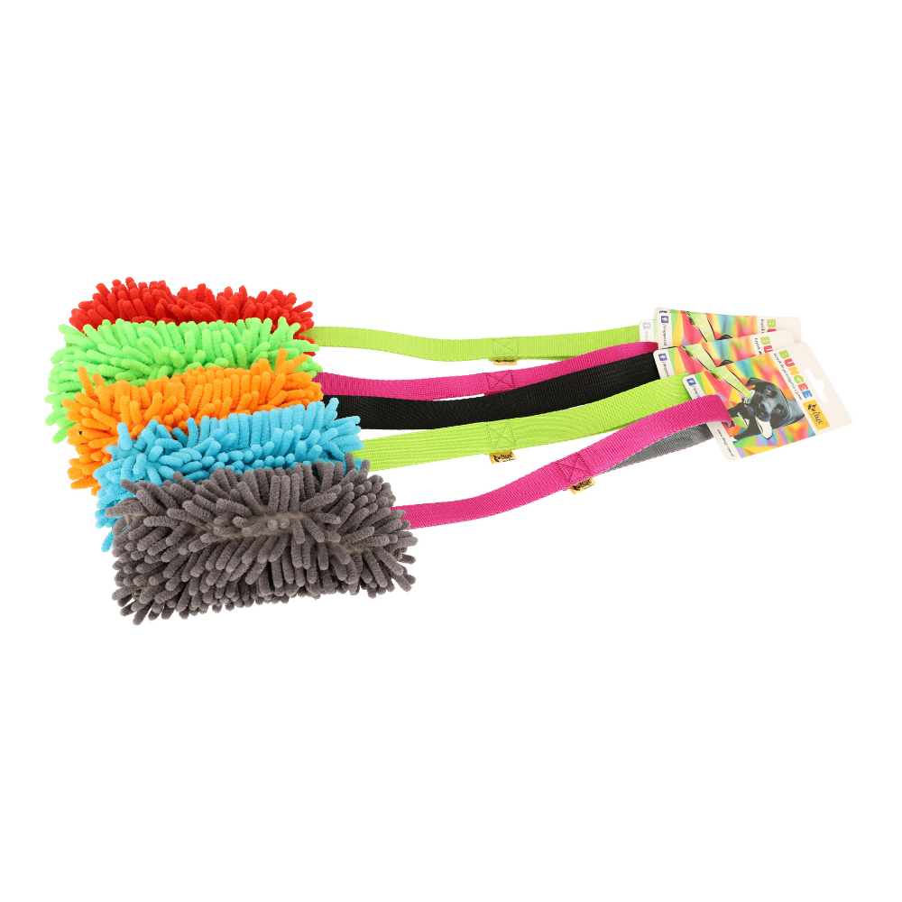 Jucărie tip mop pentru tras cu fluier pentru câini
