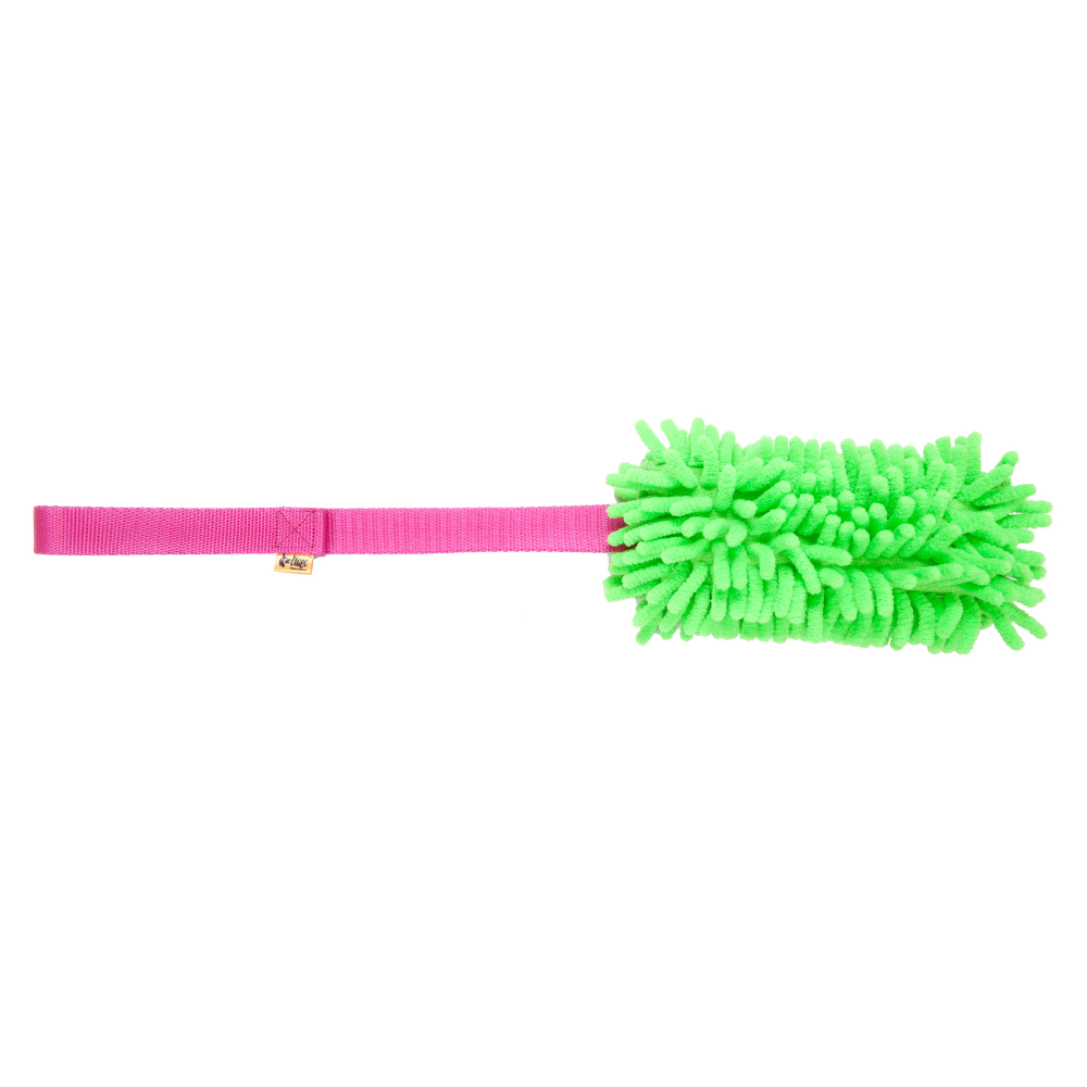 Jucărie tip mop pentru tras cu fluier pentru câini
