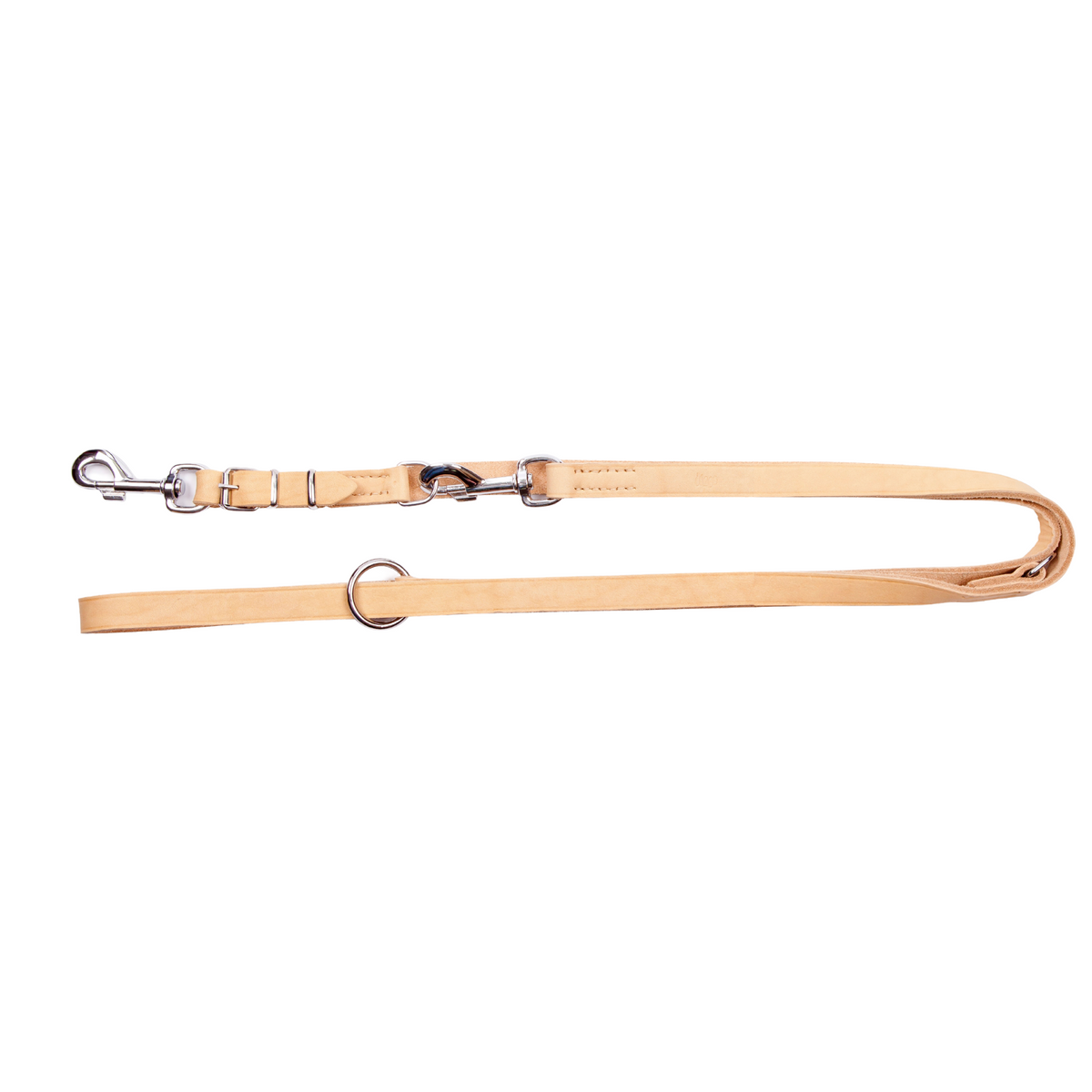 Adjustable Stitched Leash with Replaceable Snap Hook