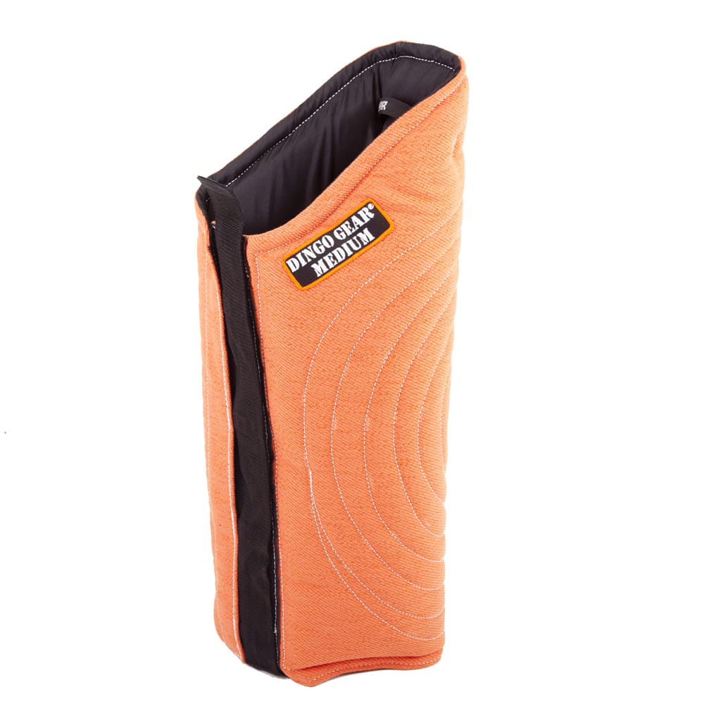 Dingo Gear – Manșon lung de picior pentru antrenament MEDIUM din nylcot | negru, roșu, albastru, portocaliu