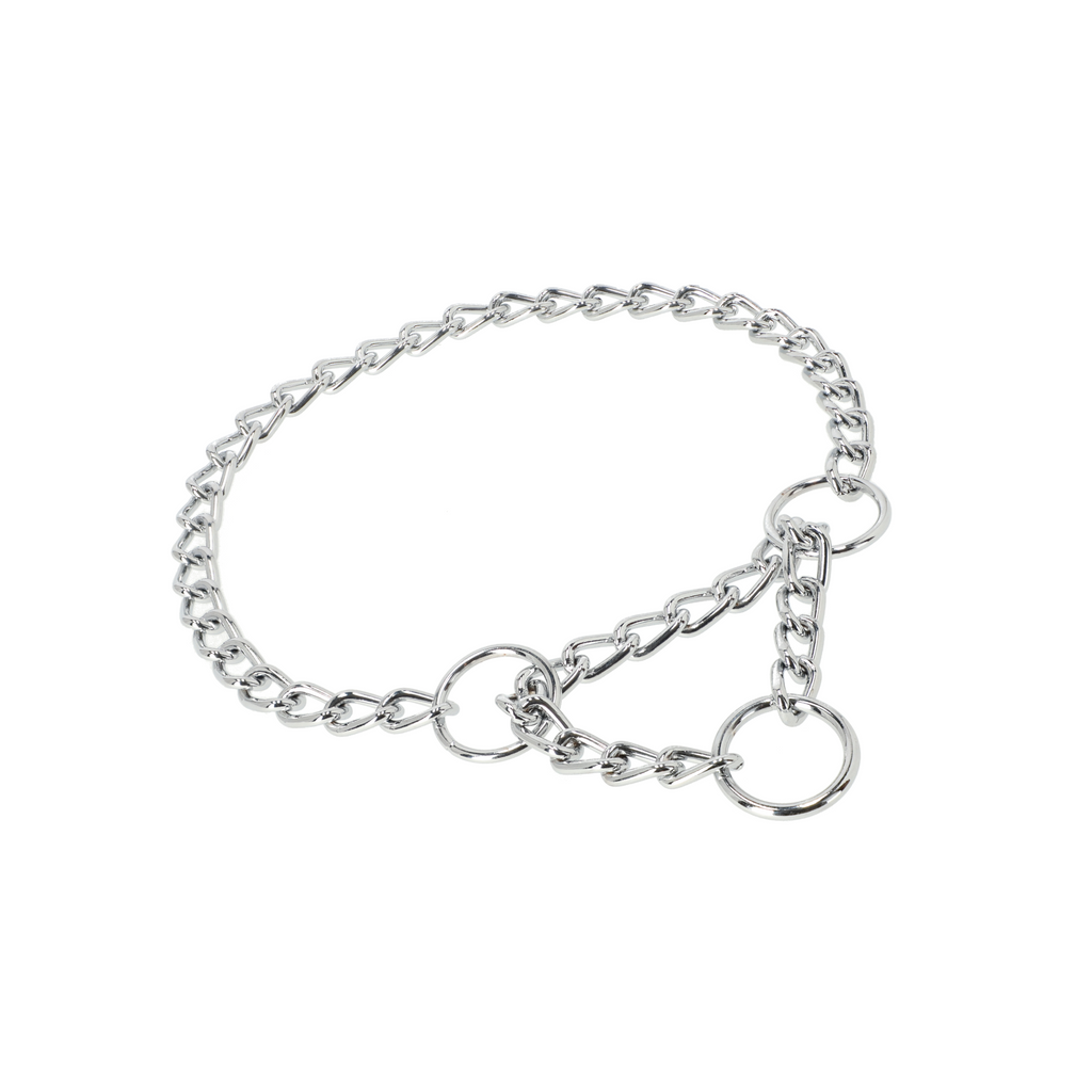 Zgardă pentru câine cu închidere metalică tip clip