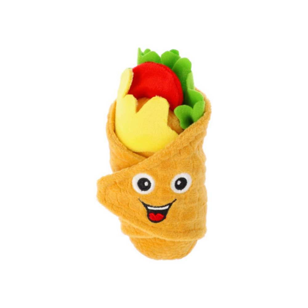 Plüss burrito kutyajáték