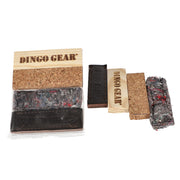 Dingo Gear – Nyomkövetési tárgykészlet (szagminták): bőr, nem szőtt anyag, fa, parafa