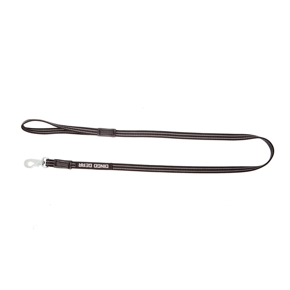 Dingo Gear – Lesă din bandă de cauciuc cu mâner, cu carabină BGB