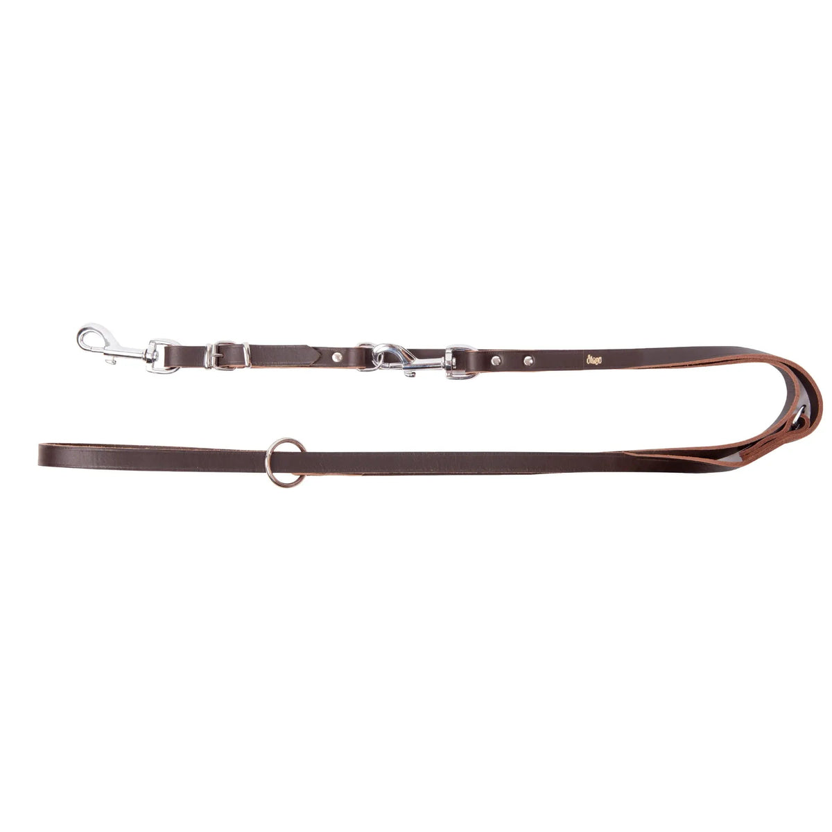 Lesă extensibilă cu nituri și carabină înlocuibilă