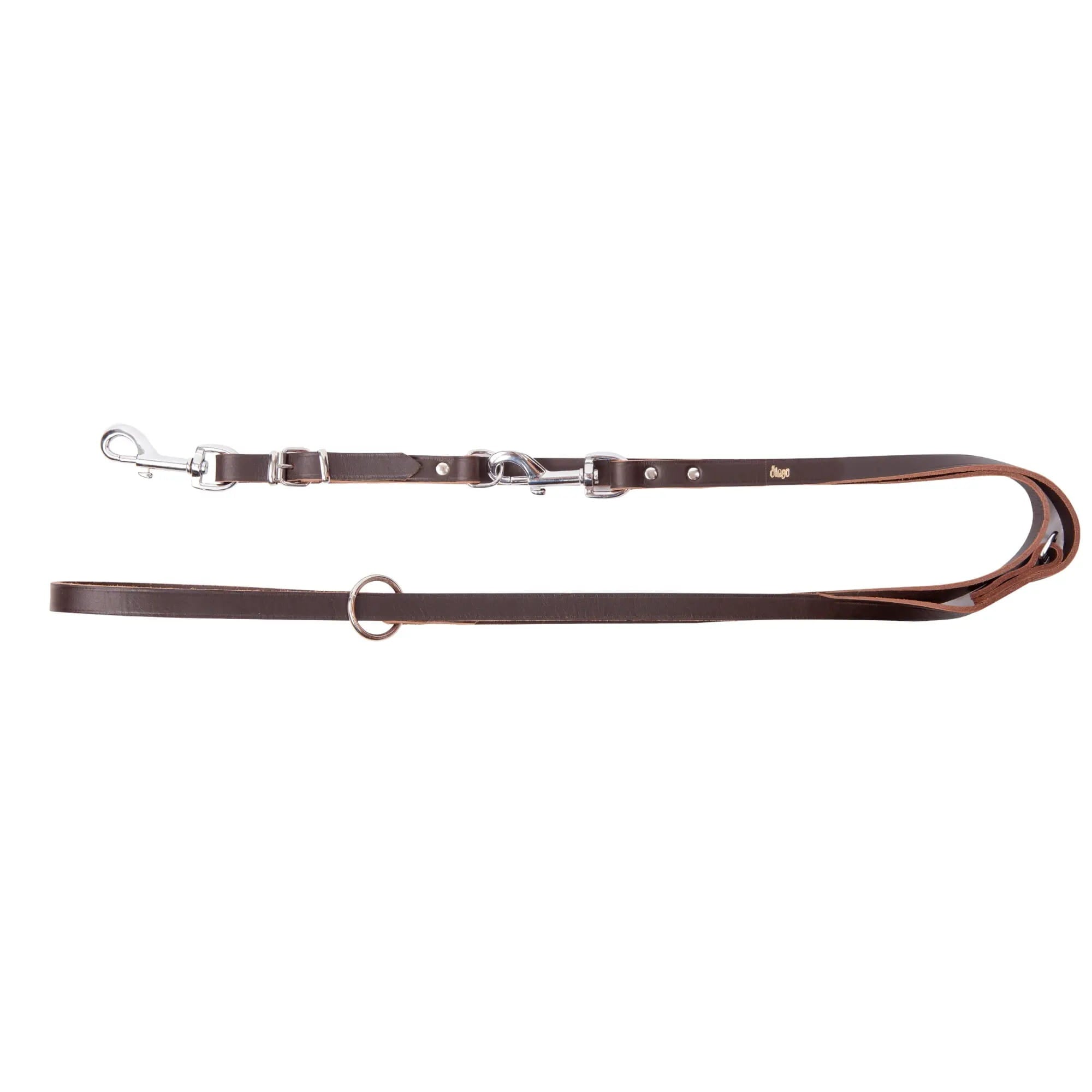 Lesă extensibilă cu nituri și carabină înlocuibilă