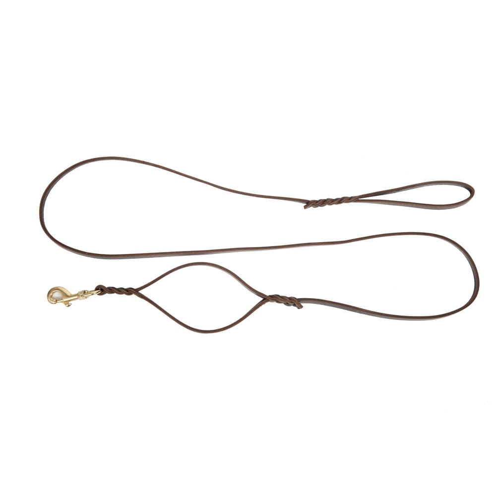 Dingo Gear – lesă din piele cu mâner suplimentar lângă carabină