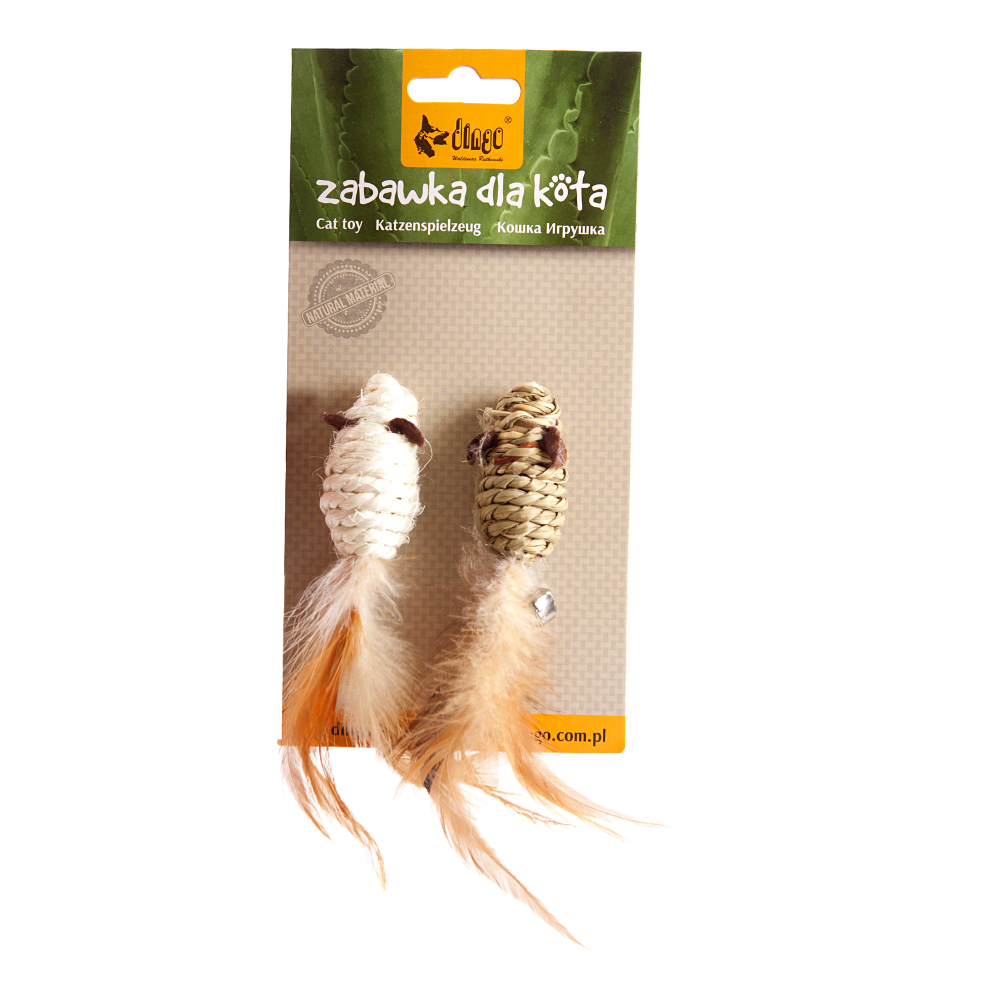 Eco mice pentru pisici 2 bucăți