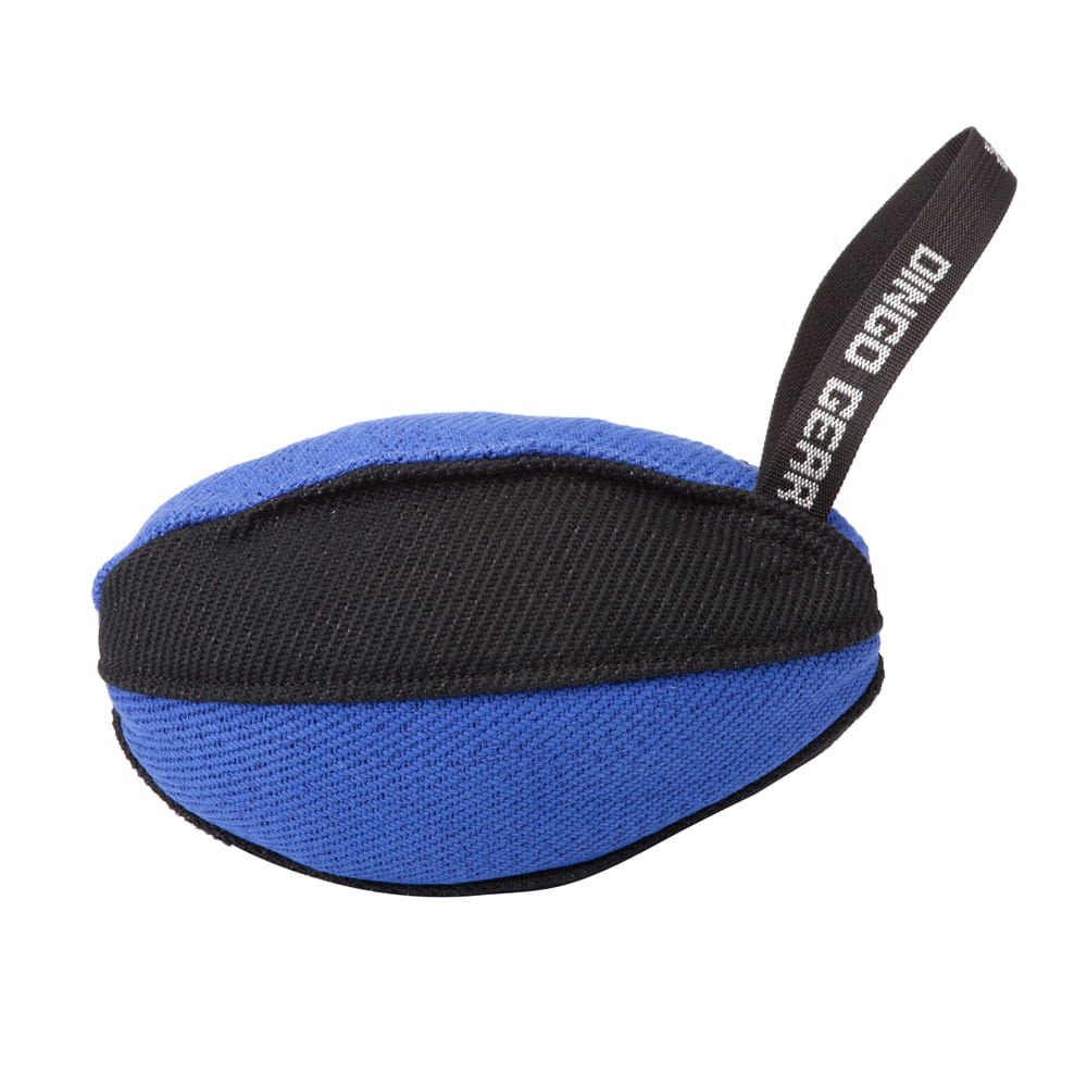 Dingo Gear – Jucărie de antrenament în formă de minge rugby – din material francez (nylcot), 22 × 13 cm