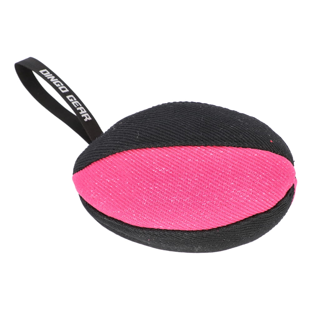 Dingo Gear – Jucărie de antrenament în formă de minge rugby – din material francez (nylcot), 22 × 13 cm