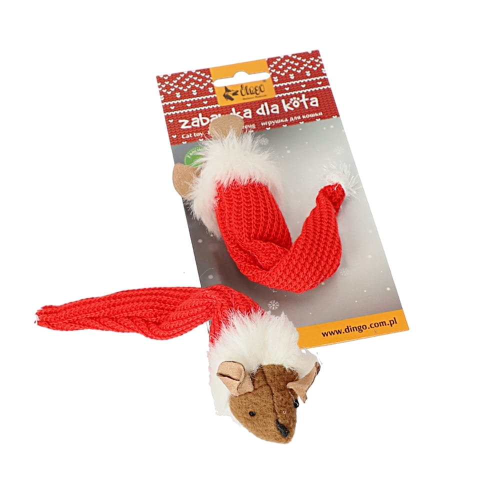 Șoricel santa – jucărie de crăciun pentru pisici