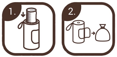 Dispenser pentru pungi