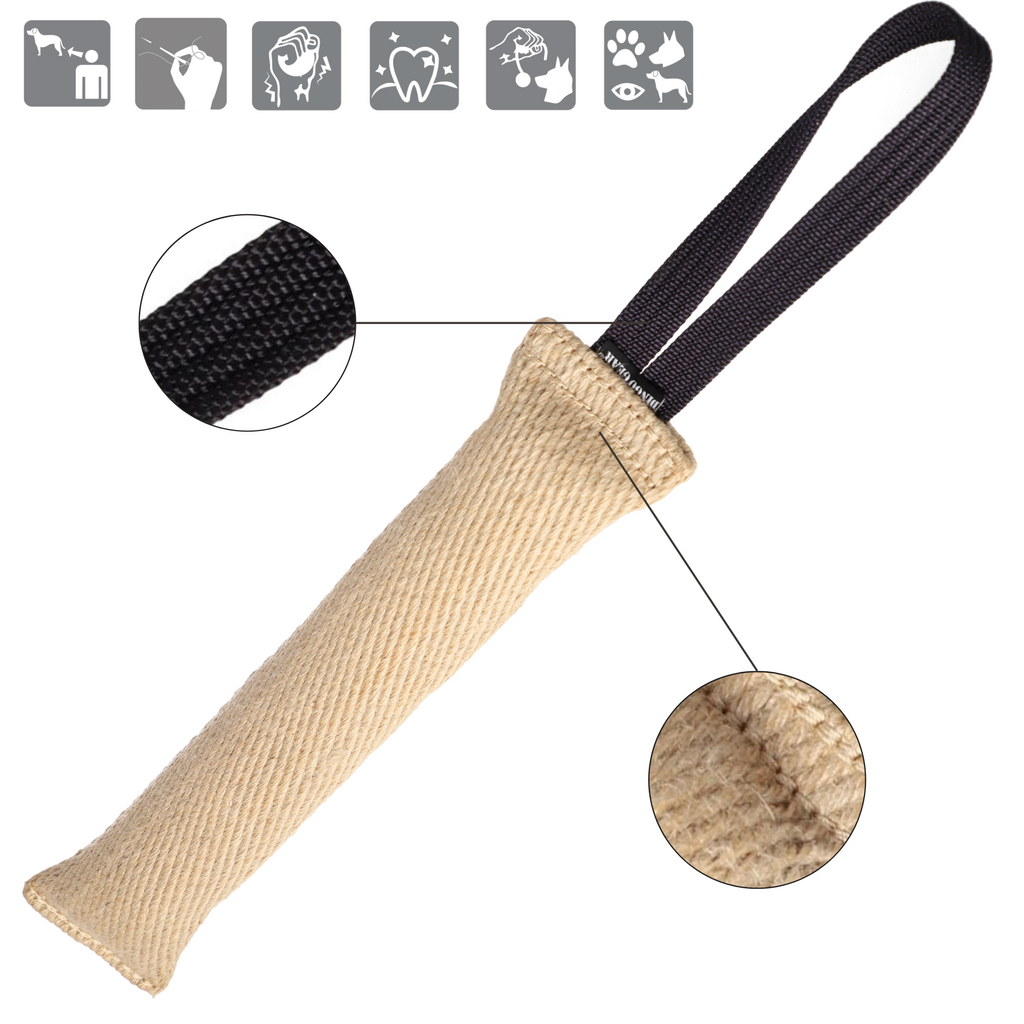Dingo Gear – jucărie de tracțiune din iută cu mâner