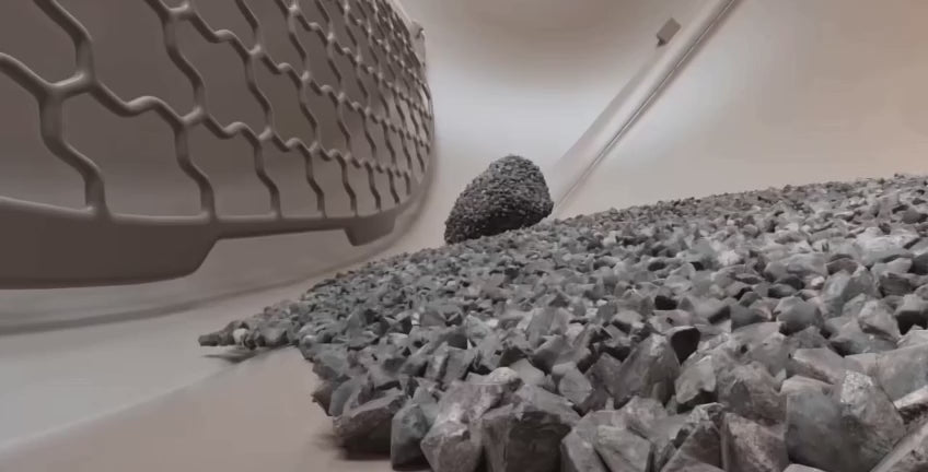 Load video: Natura cat litter - Less Track, with Spring Breeze scent + activated charcoal