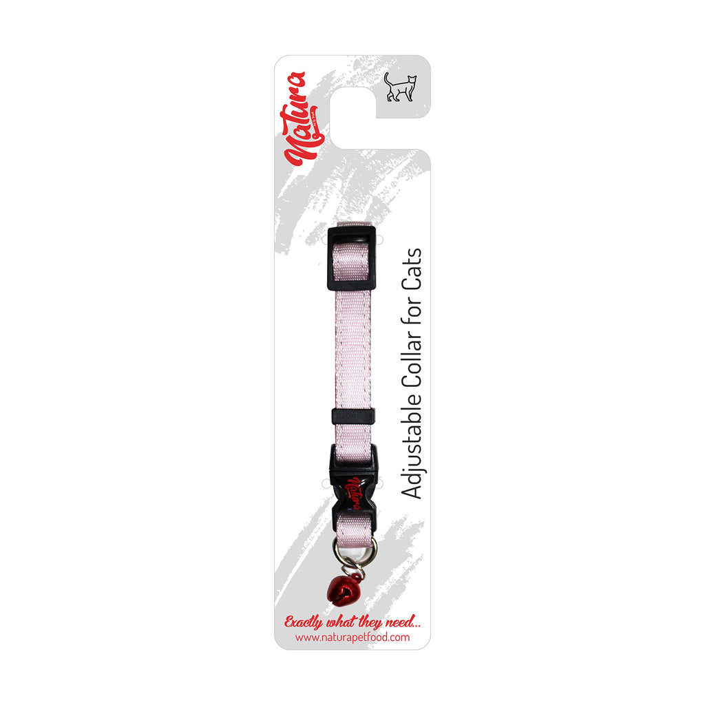 Nyakörv macskáknak - Natura Adult Cat Collar - Rózsaszín