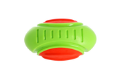 Jucărie pentru câini minge rugby dentară din cauciuc TPR 17 cm