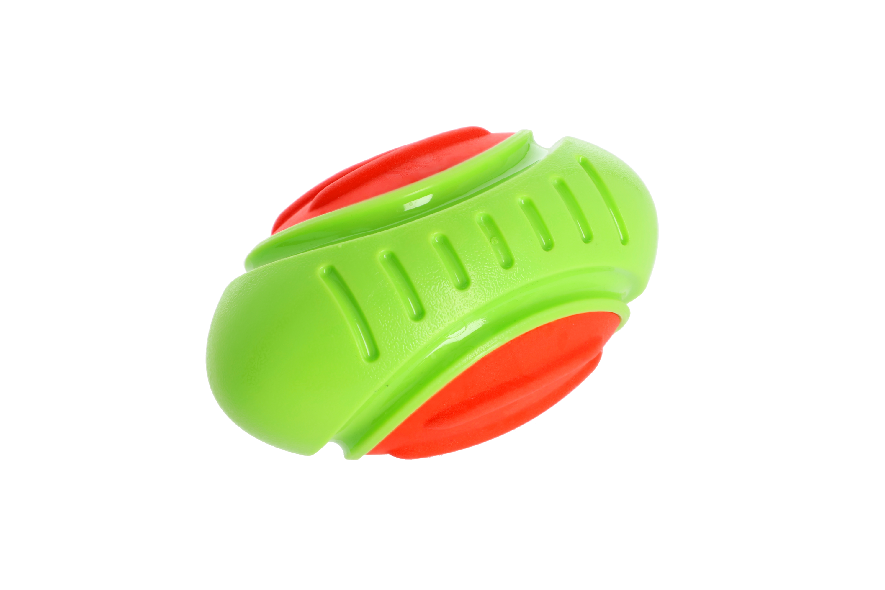 Jucărie pentru câini minge rugby dentară din cauciuc TPR 17 cm