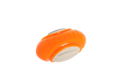 Jucărie pentru câini minge rugby dentară din cauciuc TPR 13 cm