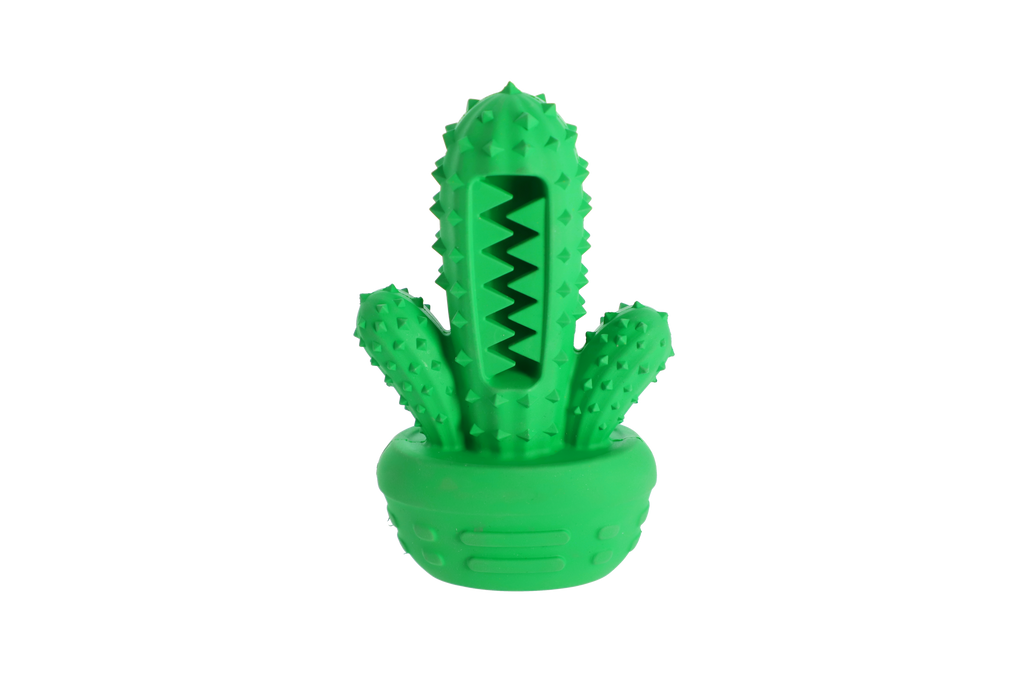 Jucărie pentru câini din cauciuc dur TPR cactus 17,5 cm