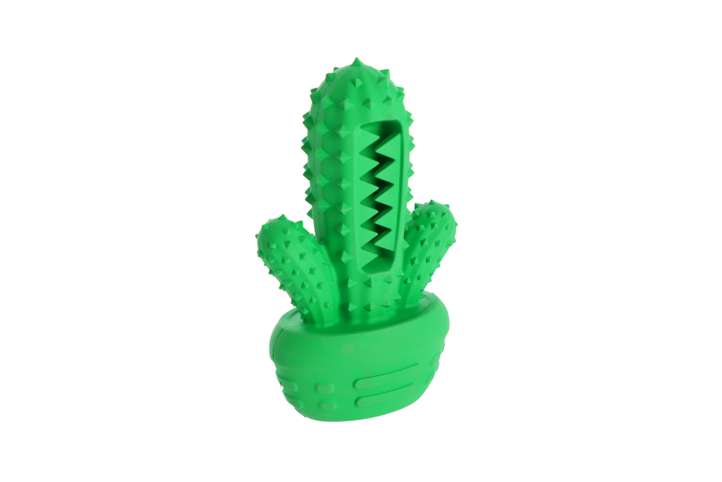 Jucărie pentru câini din cauciuc dur TPR cactus 17,5 cm